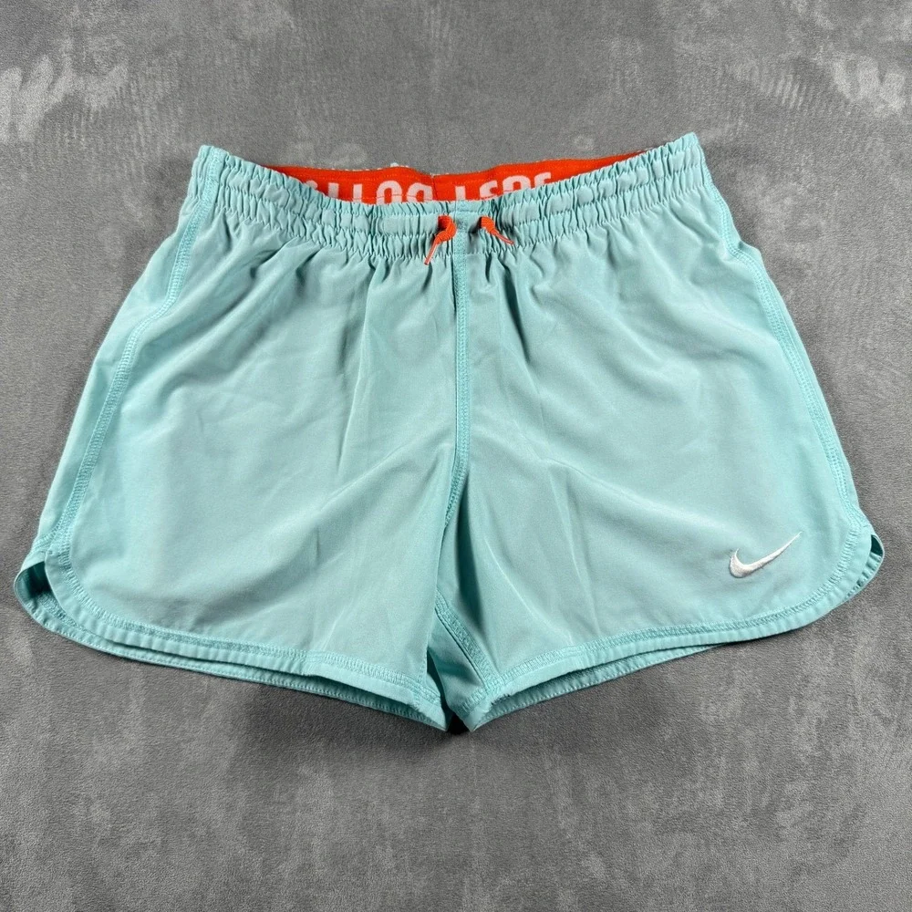 Nike Dri-FIT Phantom 2-in-1 Running Shorts Women's XS Blue Orange Lined Athletic